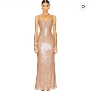 Loba Disa Maxi Dress in Nude
